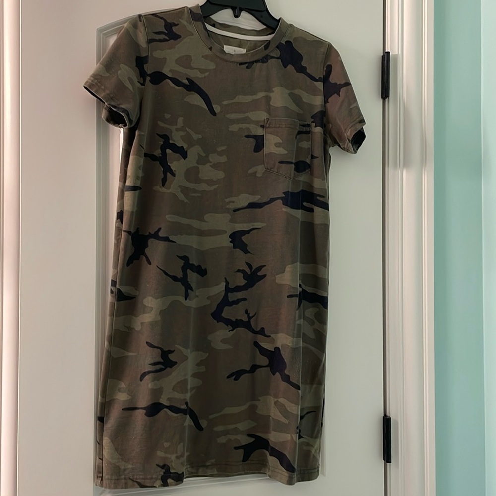 Camo T-shirt Dress